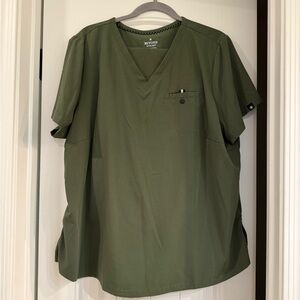 Beyond Scrubs Olive Scrub Set